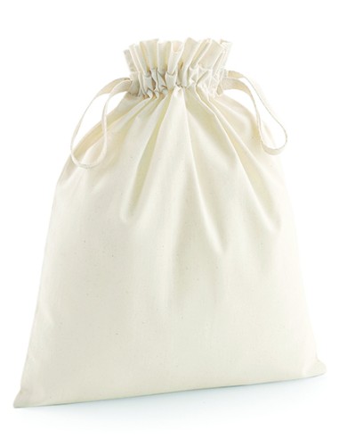 WES-W118-Organic Cotton Draw Cord Bag